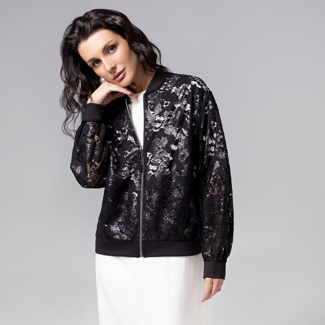 Бомбер Секрет смелости (чёрный)