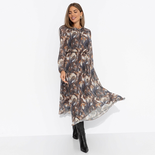 Платье Летящие мгновения (brown)