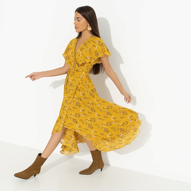 Платье Счастье влюбленности (желтый)