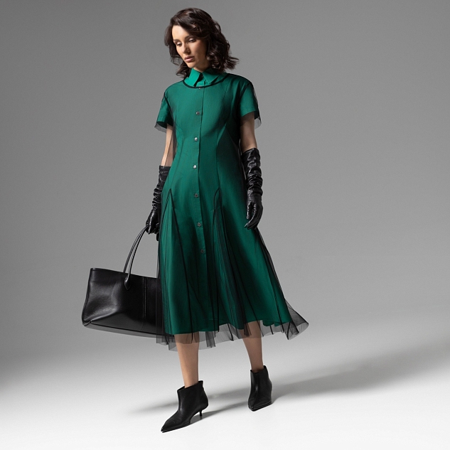 Платье-рубашка Стильное самообладание (2 в 1)