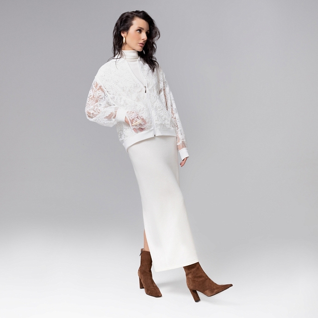 Бомбер Секрет смелости (белоснежный)