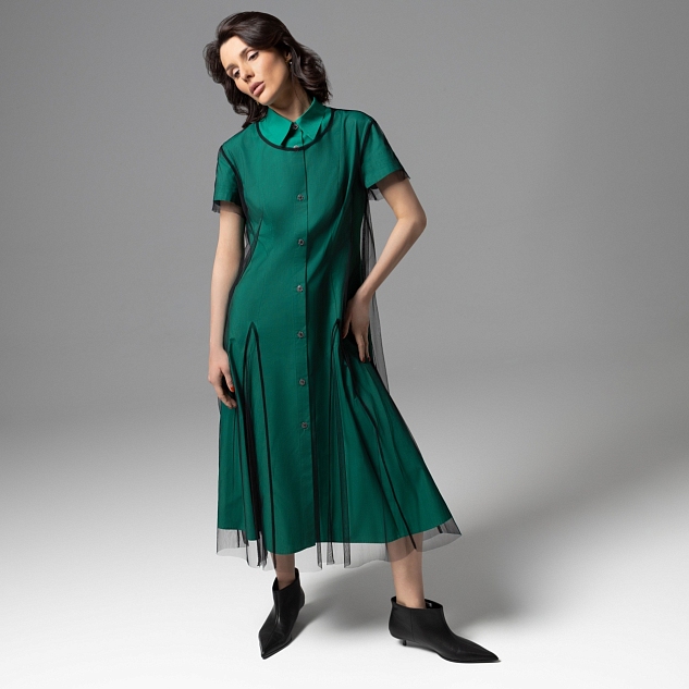 Платье-рубашка Стильное самообладание (2 в 1)